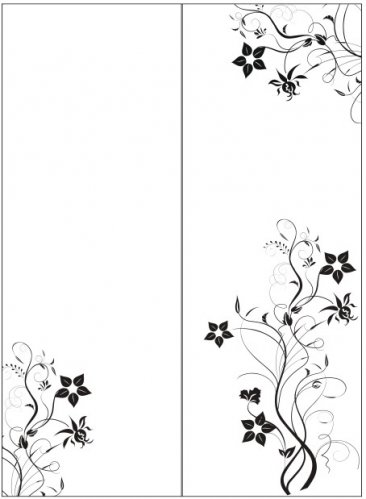 Пескоструйный рисунок Цветы 1217